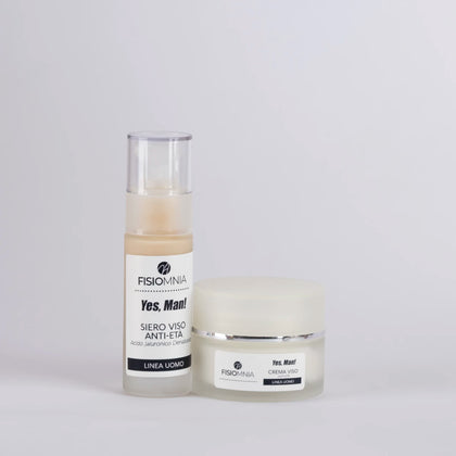 Kit Viso YES MAN crema e siero anti-età uomo