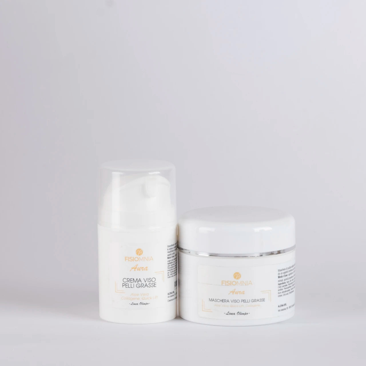 Kit Viso Pelli Grasse - Crema e Maschera Aura