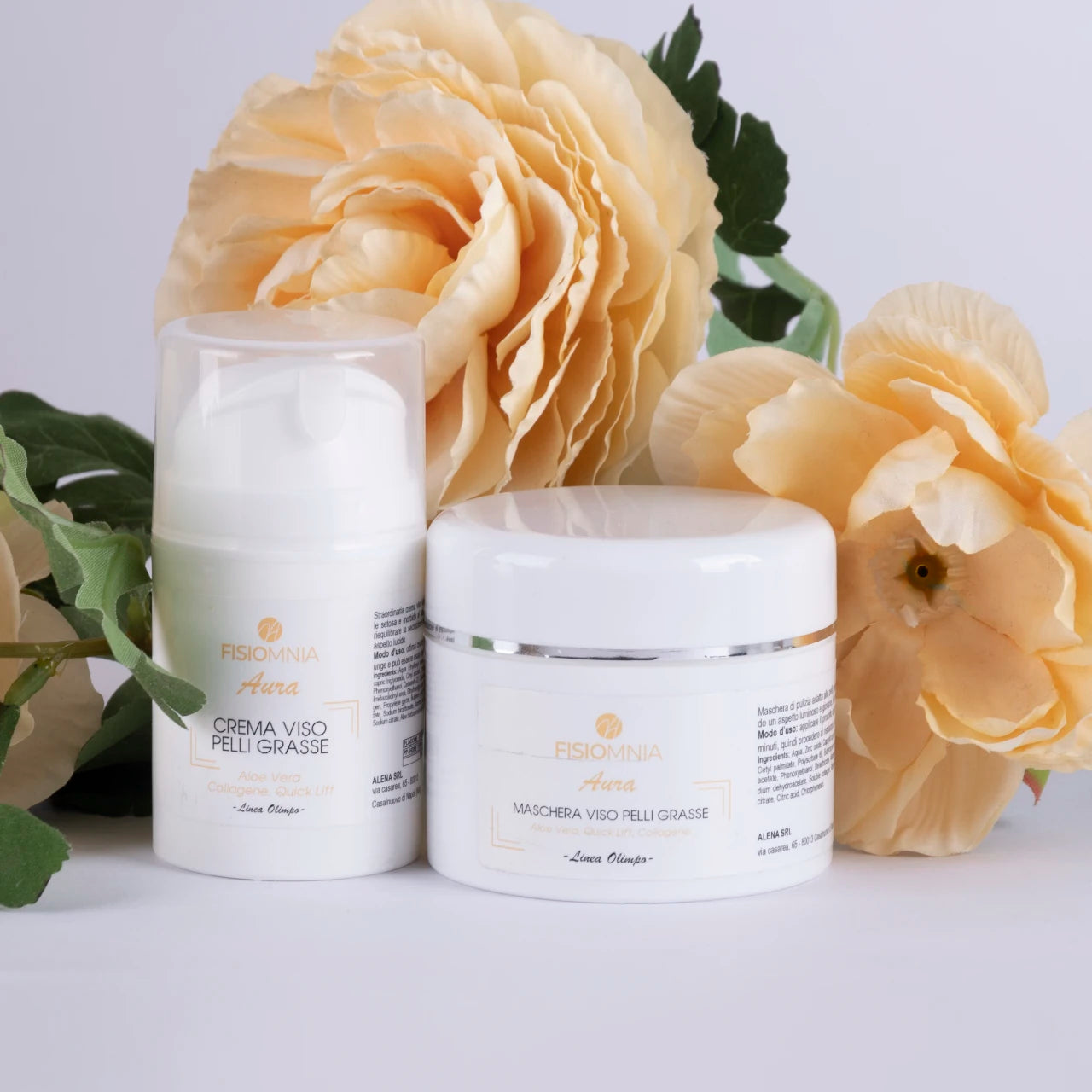 Kit Viso Pelli Grasse - Crema e Maschera Aura