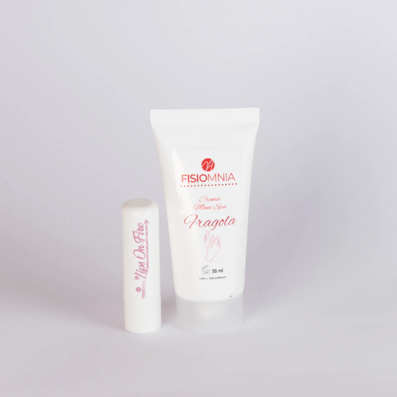 Kit Lips on Fire e Crema mani Fragola