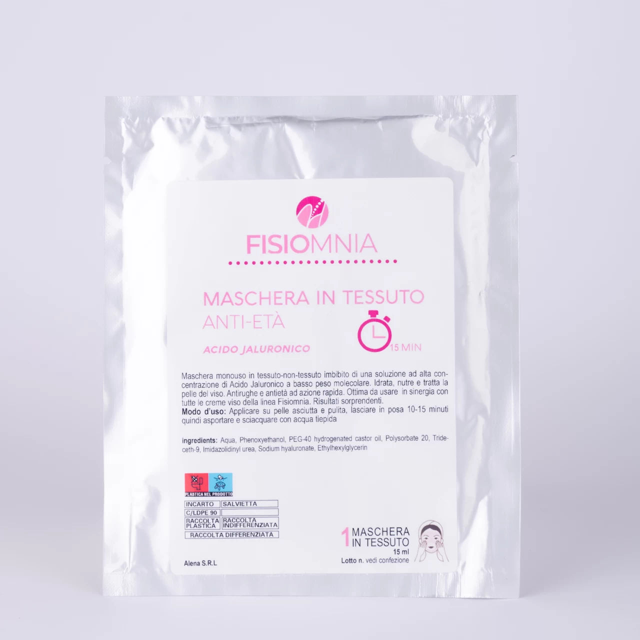 Maschera Anti-Age Acido Jaluronico