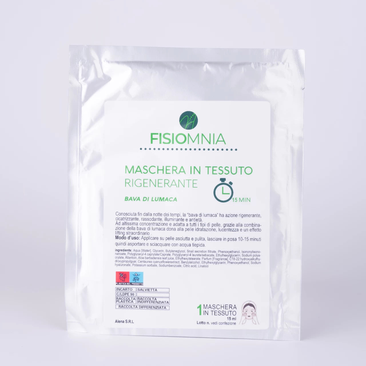 Maschera Bava di Lumaca Rigenerante e Antiossidante