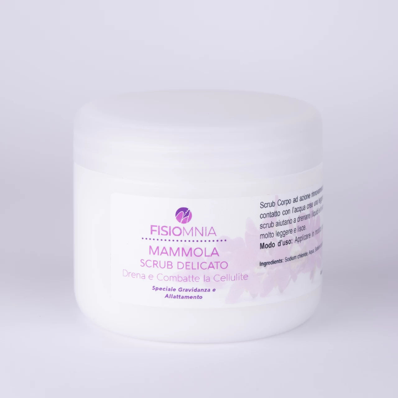 Mammola Scrub Delicato ritenzione idrica, cellulite gravidanza e allattamento